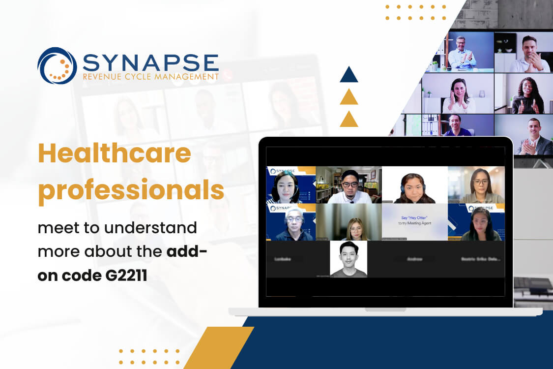 Synapse Launches First Webinar on G2211 Understanding the New Complexity Add-on Code Synapse Launches First Webinar on G2211 Understanding the New Complexity Add-on Code
